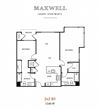 Two bedroom floor plan